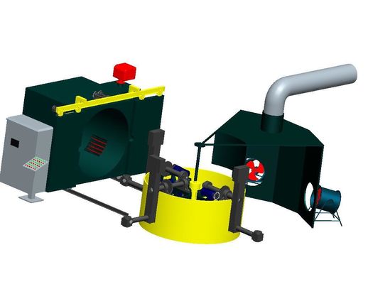 কেনা 500-1000 Liters Capacity Roto Molder Machine 10-20 Cycles/H অনলাইনে উৎপাদন