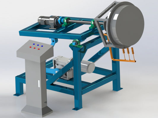 কেনা Water Storage Bucket Rock And Roll Rotational Moulding Machine For Plastic Hollow Products অনলাইনে উৎপাদন