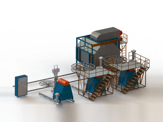 কেনা Convection Oven Mobile Multi-Arm Rotational Molding Machine  Automatic Three-Arm Rotational Molding Machine অনলাইনে উৎপাদন