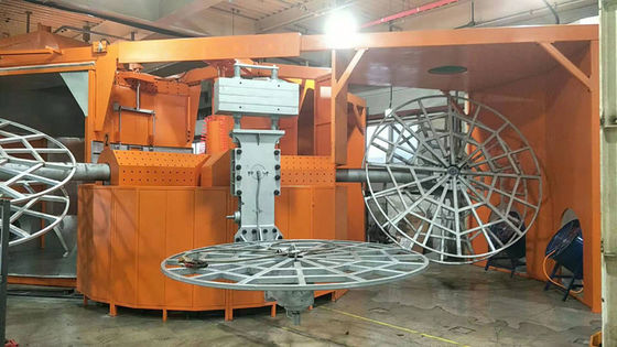 কেনা Automatic forming machine controlled by PLC  Automatic Energy-Saving Rotational Moulding Machine with Two-Station Heating Chamber অনলাইনে উৎপাদন