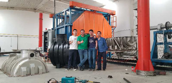 কেনা Plastic Product Making Machine Shuttle Rotomolding Machine In China Plastic Hollow Forming Machine অনলাইনে উৎপাদন